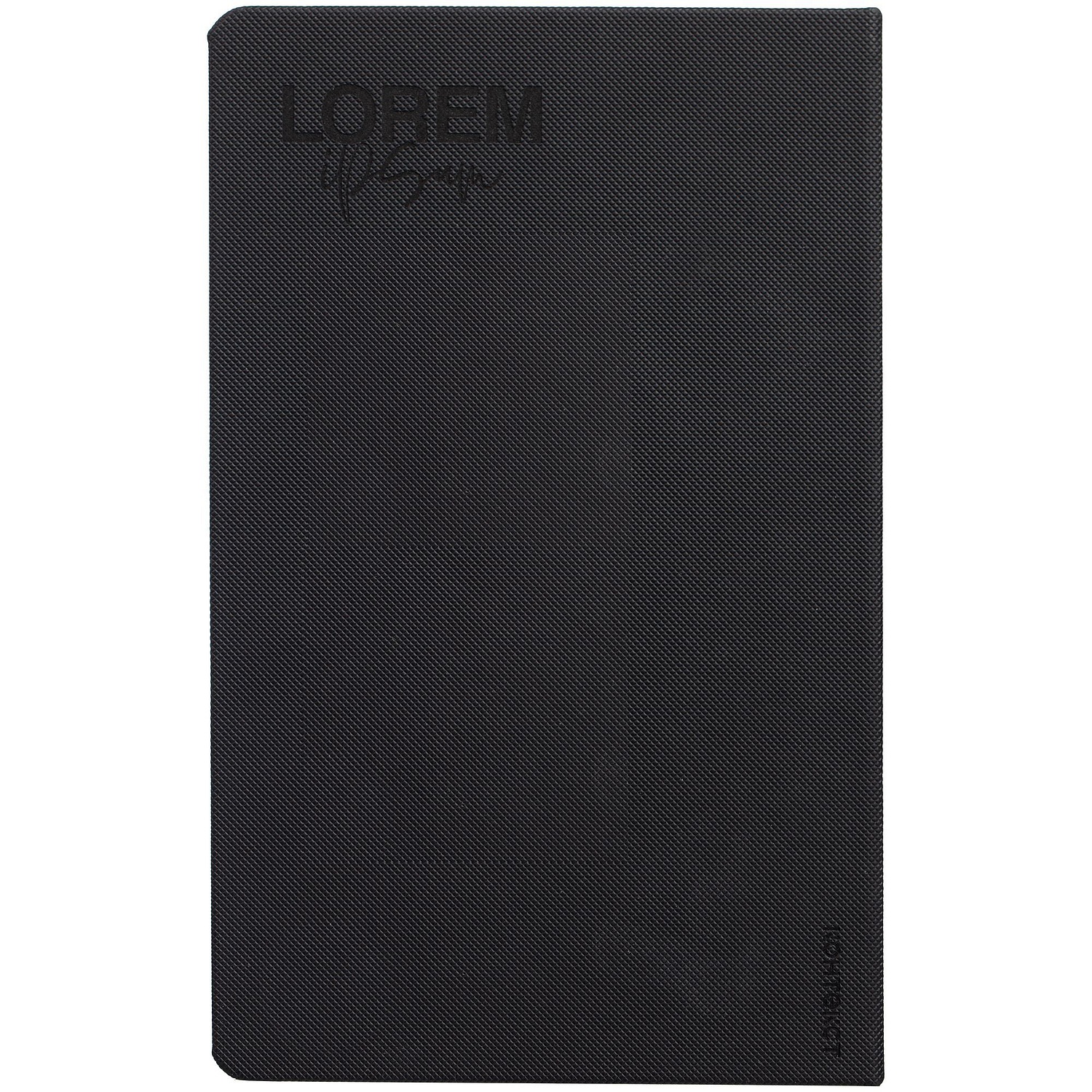 Ежедневник Grade, недатированный, черный с логотипом