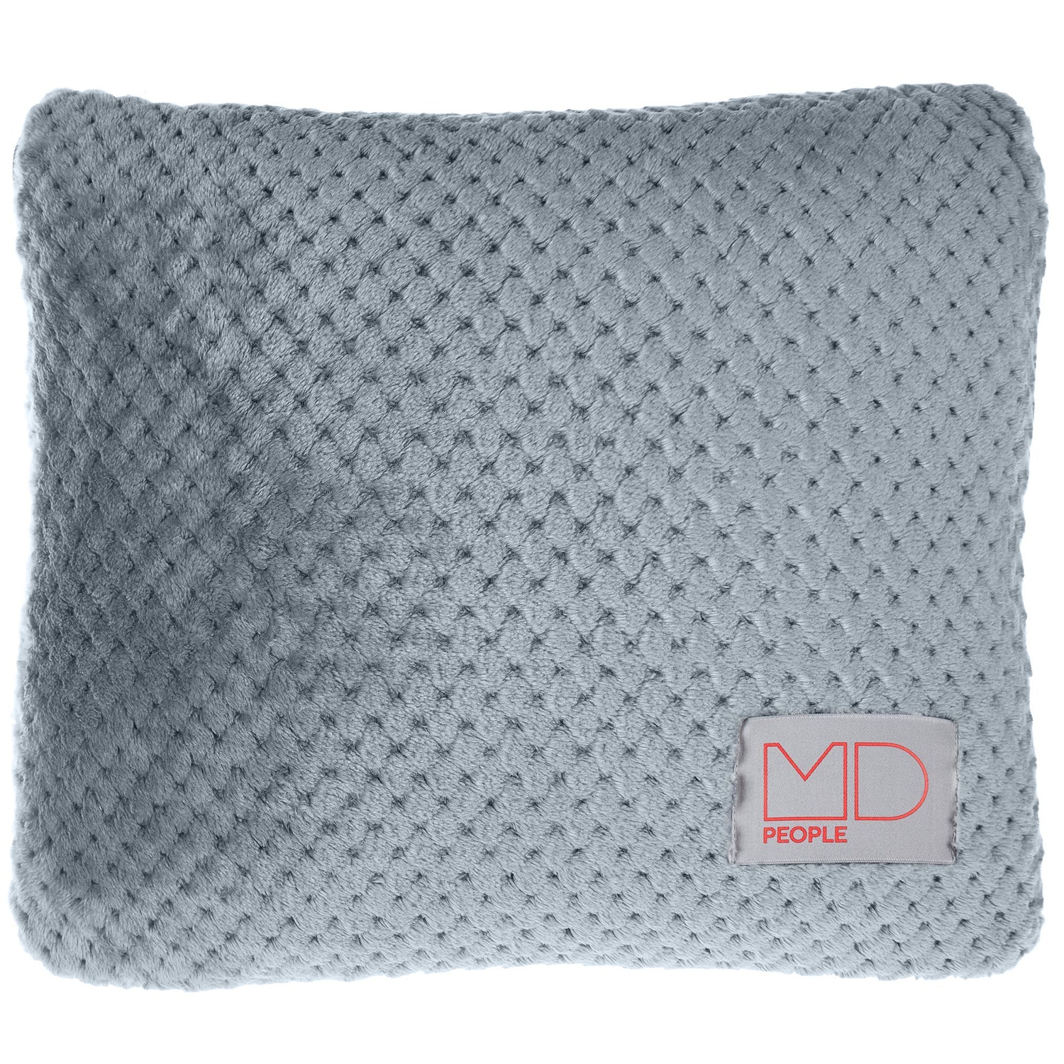 Лейбл тканевый Epsilon, XL, серый с логотипом