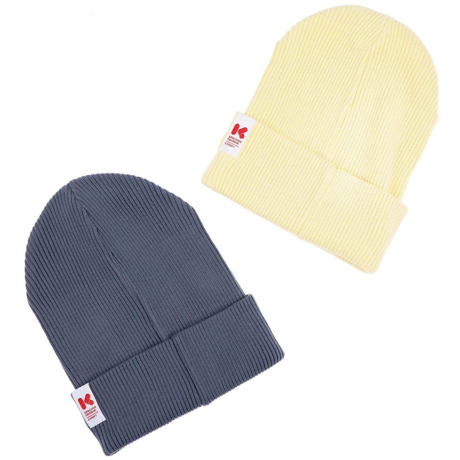 Шапка Real Rib, серая с логотипом