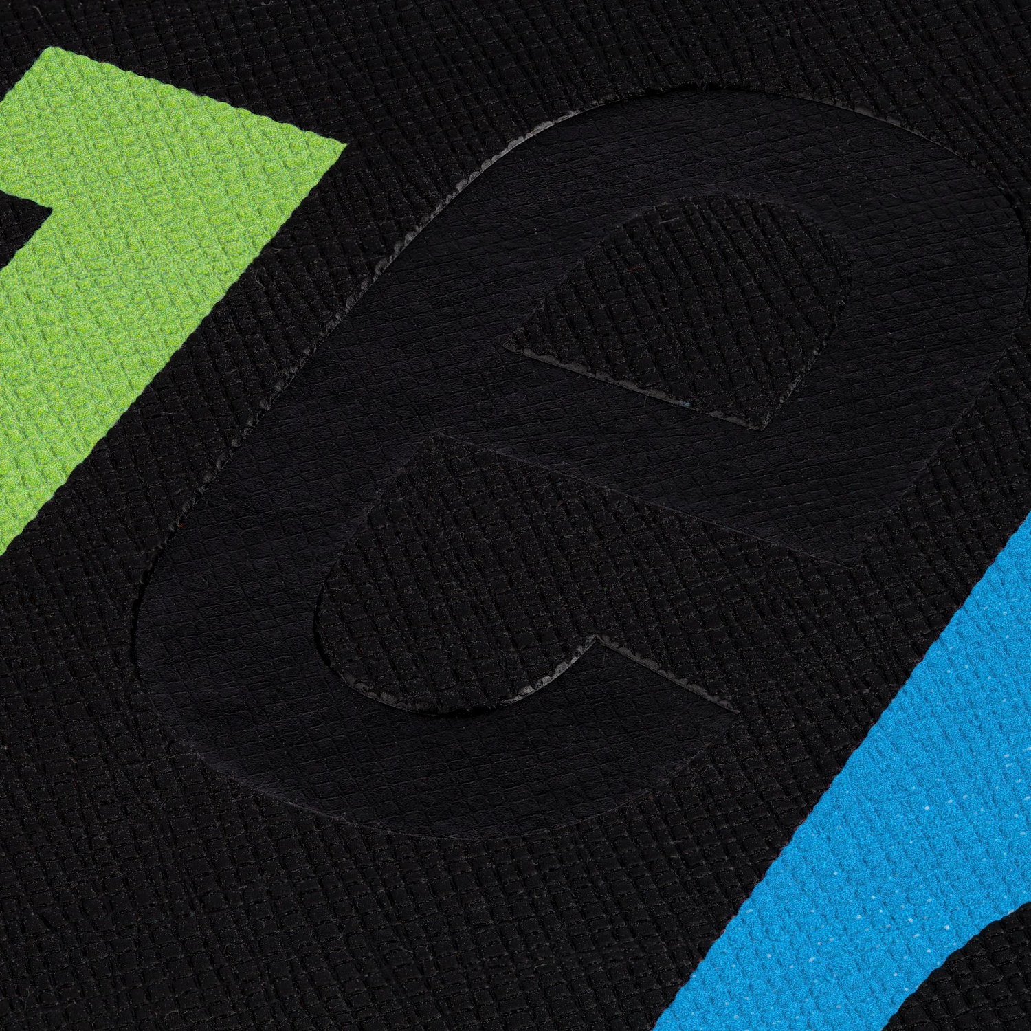 Ежедневник Nice Twice, недатированный, черный с голубым с логотипом