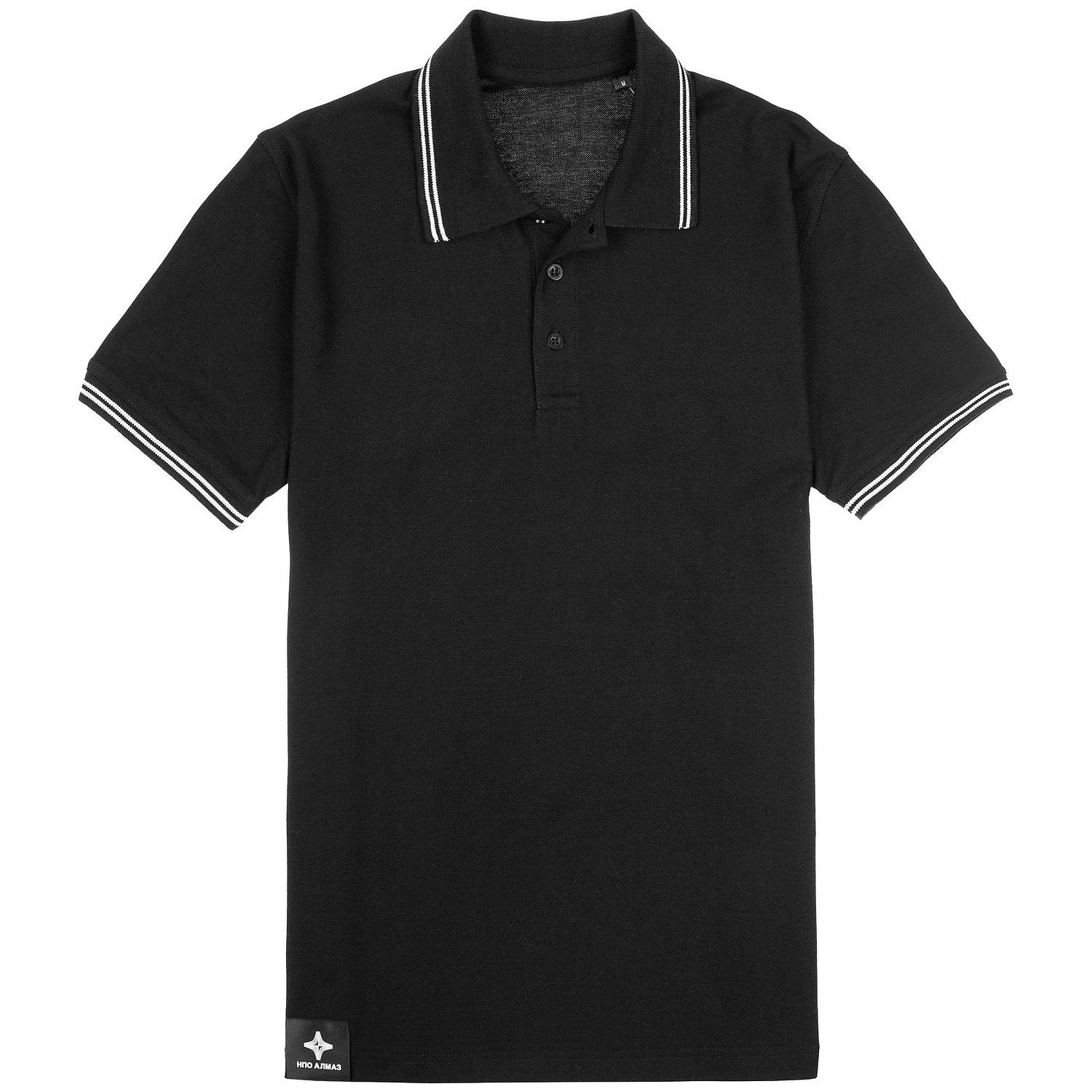 Рубашка поло Virma Stripes, черная с логотипом