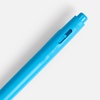 Ручка шариковая Prodir DS11 PMP, голубая с логотипом