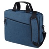 Сумка для ноутбука The First, синяя с логотипом