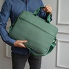 Сумка для ноутбука L215, зеленая с логотипом
