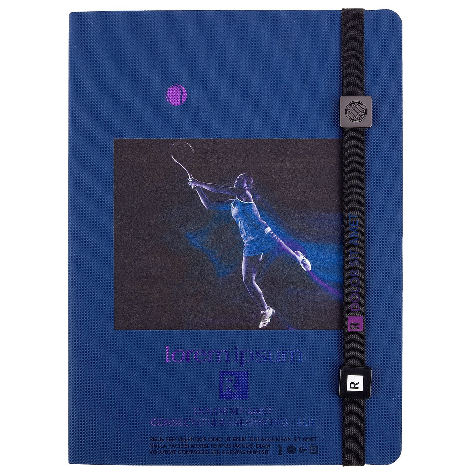 Набор Vivid Maxi, бирюзовый с логотипом