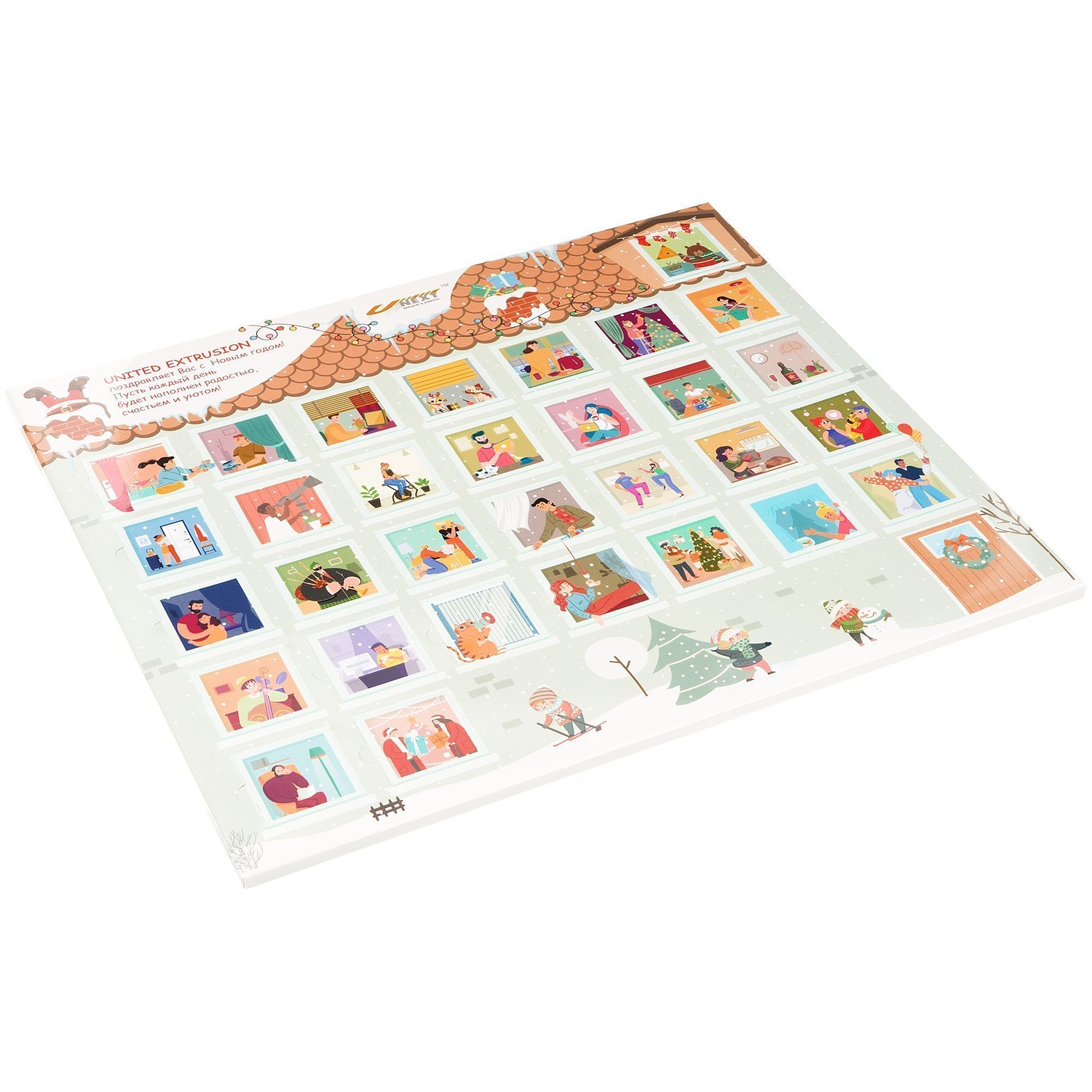 Шоколадный адвент-календарь Festa на заказ