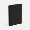 Ежедневник Notera Maxi, недатированный, черный с логотипом