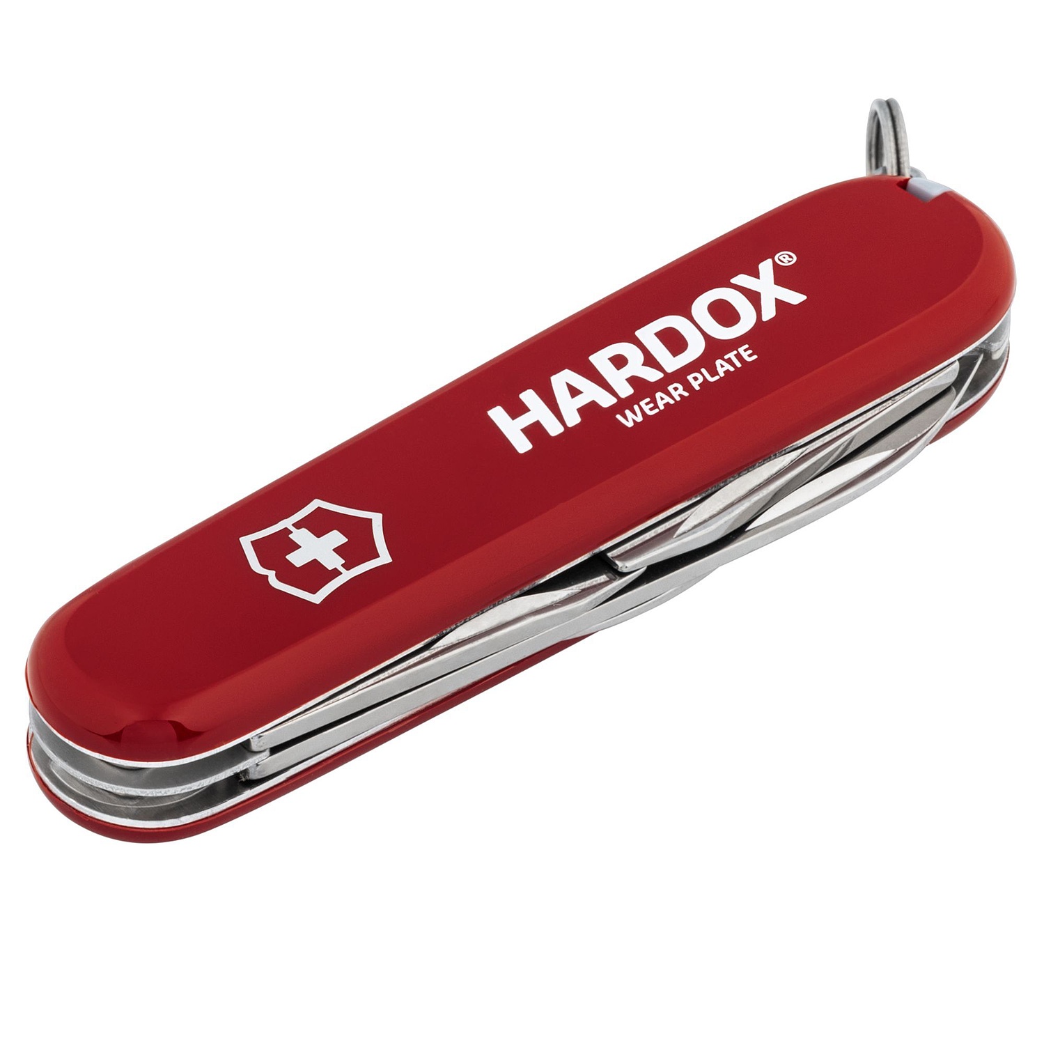 Офицерский нож Spartan 91, красный с логотипом