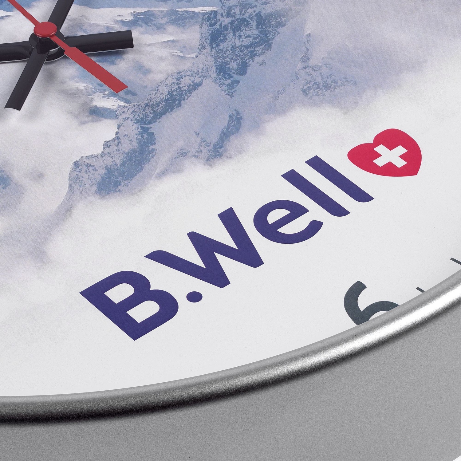 Часы настенные ChronoTop, черные с логотипом