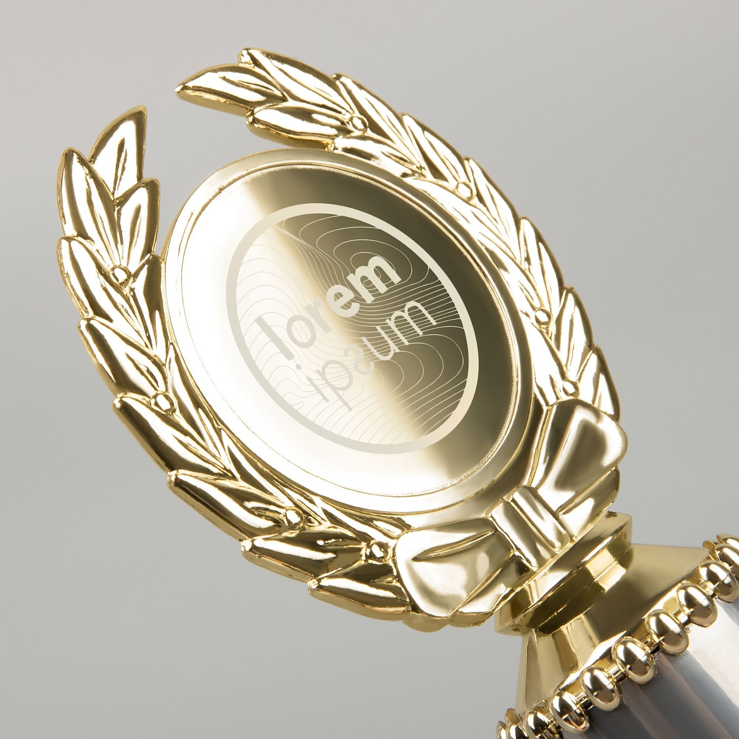 Стела EnterPrize, средняя, серебристая с логотипом