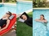 Надувная подушка Pillowish, серая с логотипом