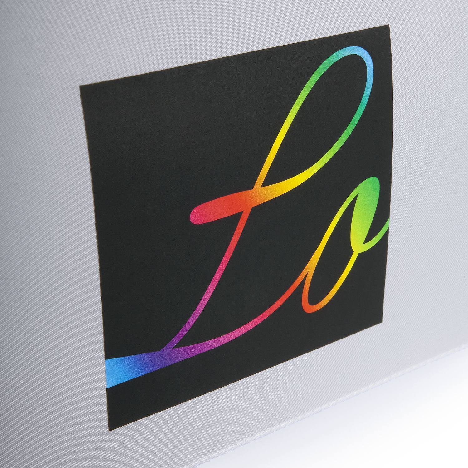 Зонт-трость Standard, белый с серебристым внутри с логотипом