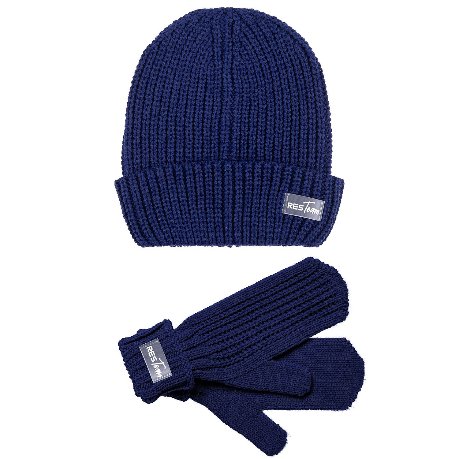 Шапка Nordkyn, темно-синяя с логотипом