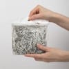 Бумажный наполнитель Chip, серый с логотипом