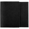 Ежедневник Petrus Flap, недатированный, черный с логотипом