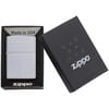 Зажигалка Zippo Classic Satin, серебристая с логотипом