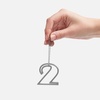 Подвеска Symbol, 3D-печать на заказ, цифра 2 с логотипом