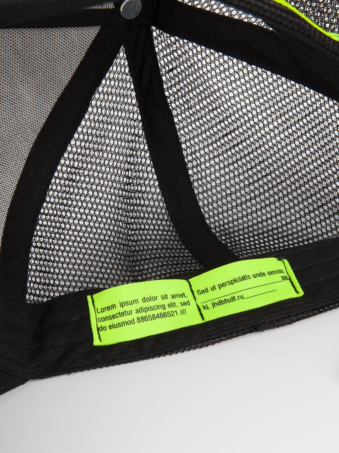 Бейсболка C3, черная с логотипом