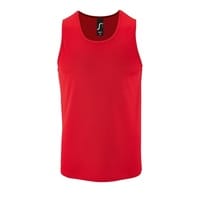 Майка мужская Sporty TT Men, красная с логотипом
