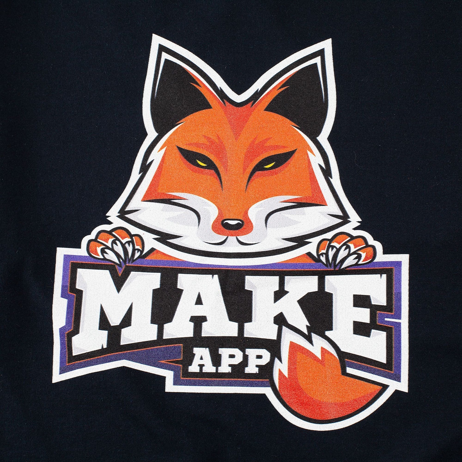 Свитшот детский Toima Kids, темно-синий с логотипом