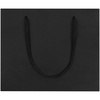 Пакет бумажный Arc S, черный с логотипом