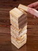 Игра «Деревянная башня мини», неокрашенная с логотипом