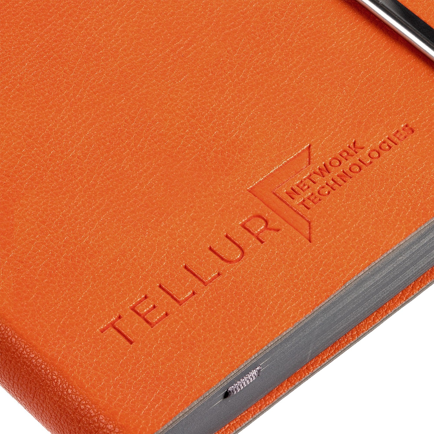 Ежедневник Petrus Flap, недатированный, оранжевый с логотипом