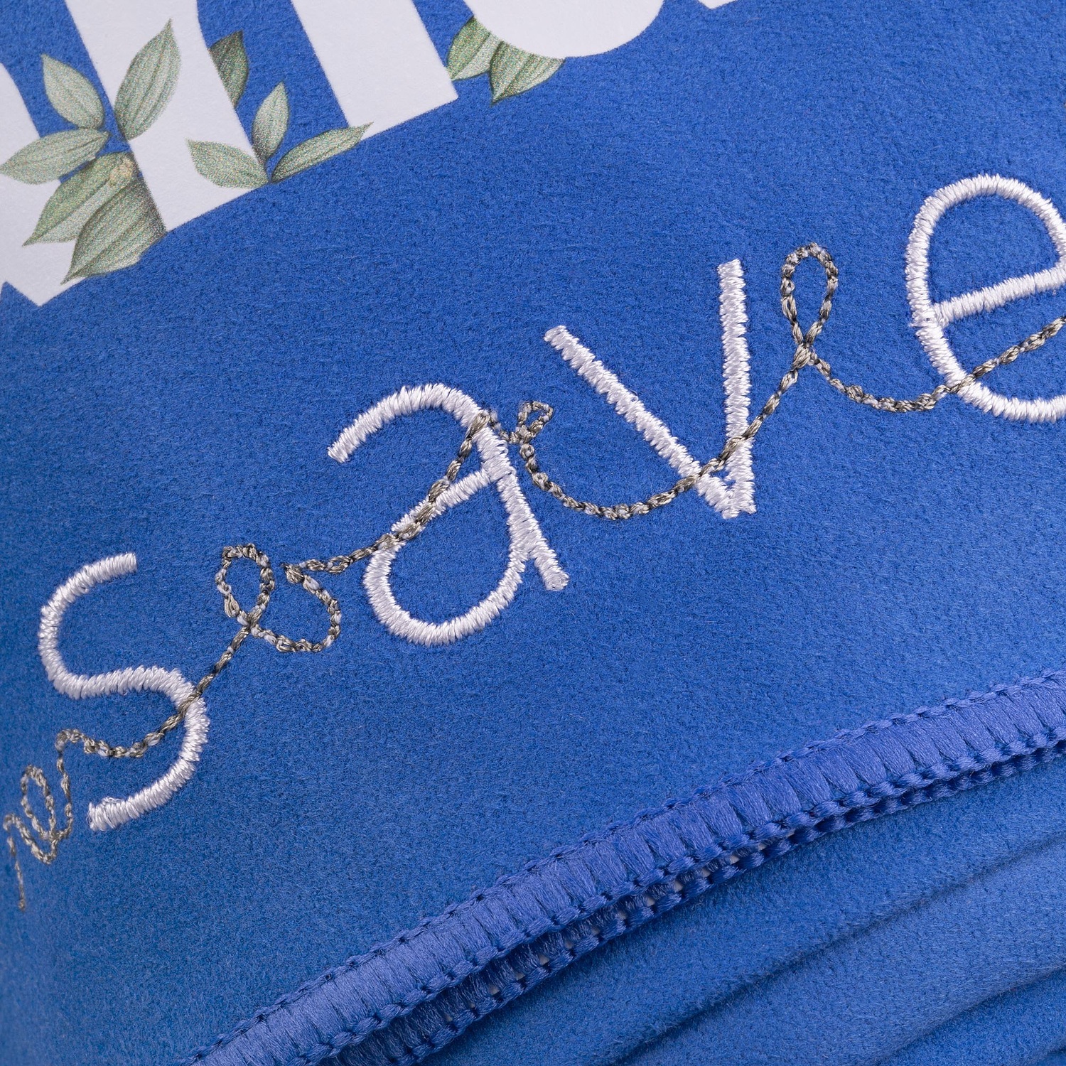 Полотенце спортивное Snaab, синее с логотипом