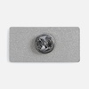 Значок Magnet Matto, серебристый глянцевый