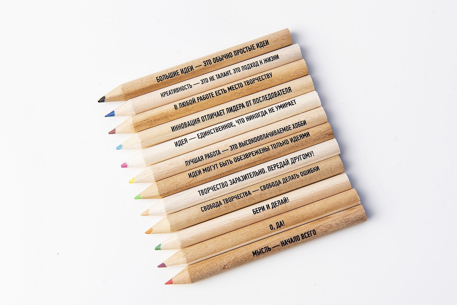 Набор цветных карандашей Pencilvania Middle с логотипом