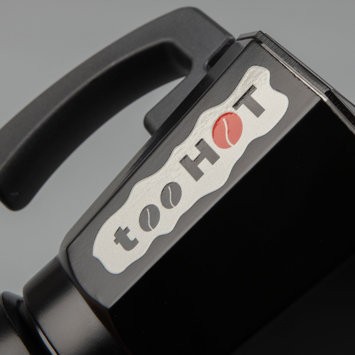 Гейзерная кофеварка Siena, черная с логотипом