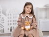 Мягкая игрушка «Мишка Cuddleton» в белом худи с логотипом
