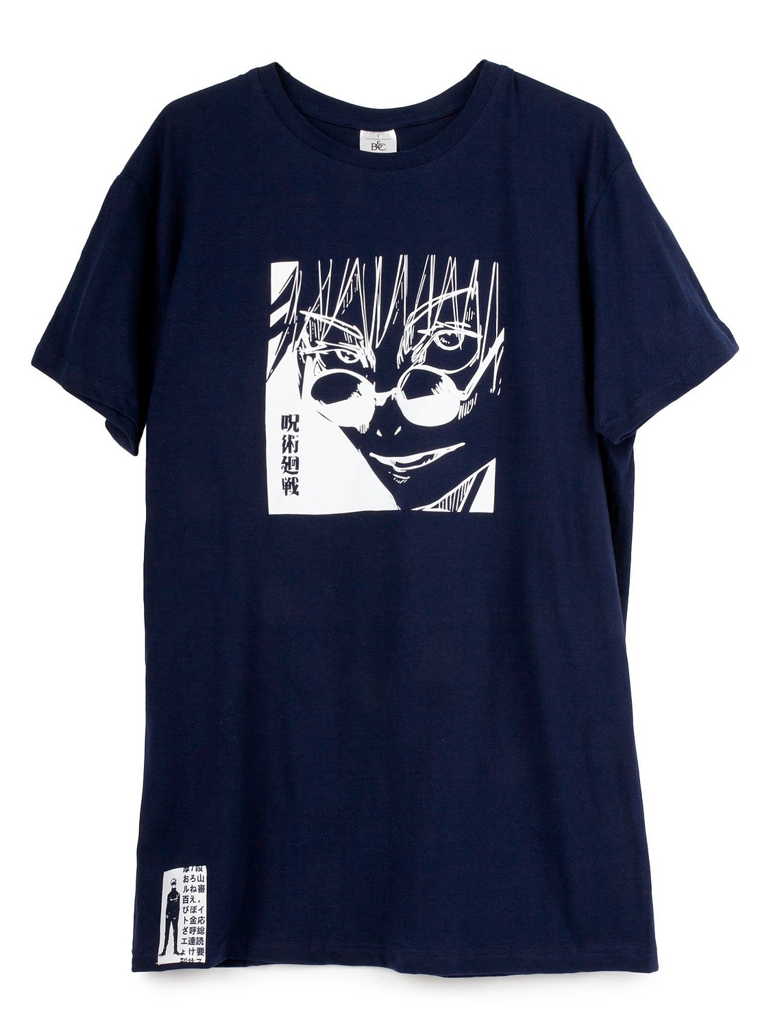 Футболка мужская E150, черная с логотипом