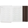 Ежедневник Flap, недатированный, коричневый с логотипом