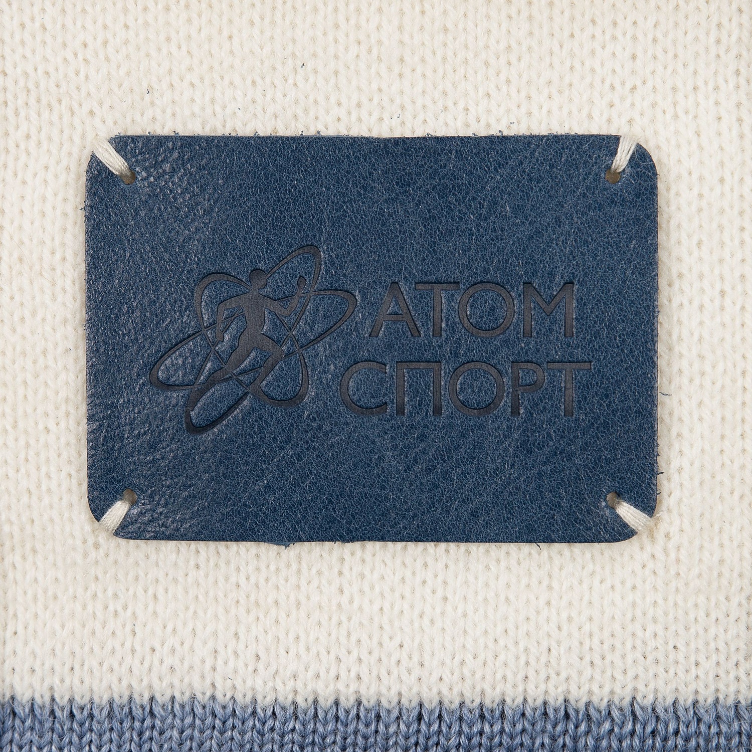 Плед Frontier, молочно-белый с логотипом