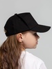 Бейсболка детская Standard Kids, черная с логотипом