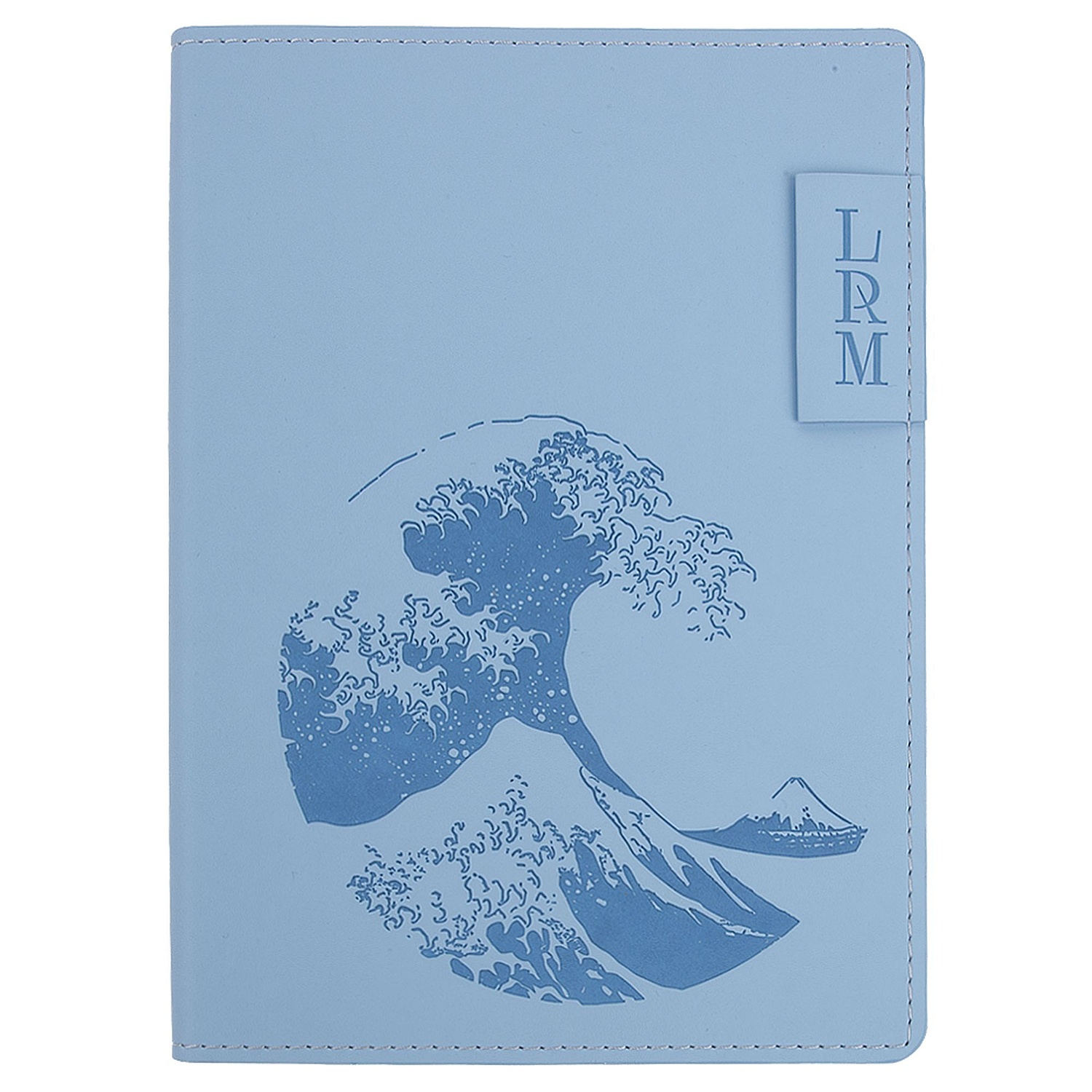 Ежедневник Tact, недатированный, голубой с логотипом