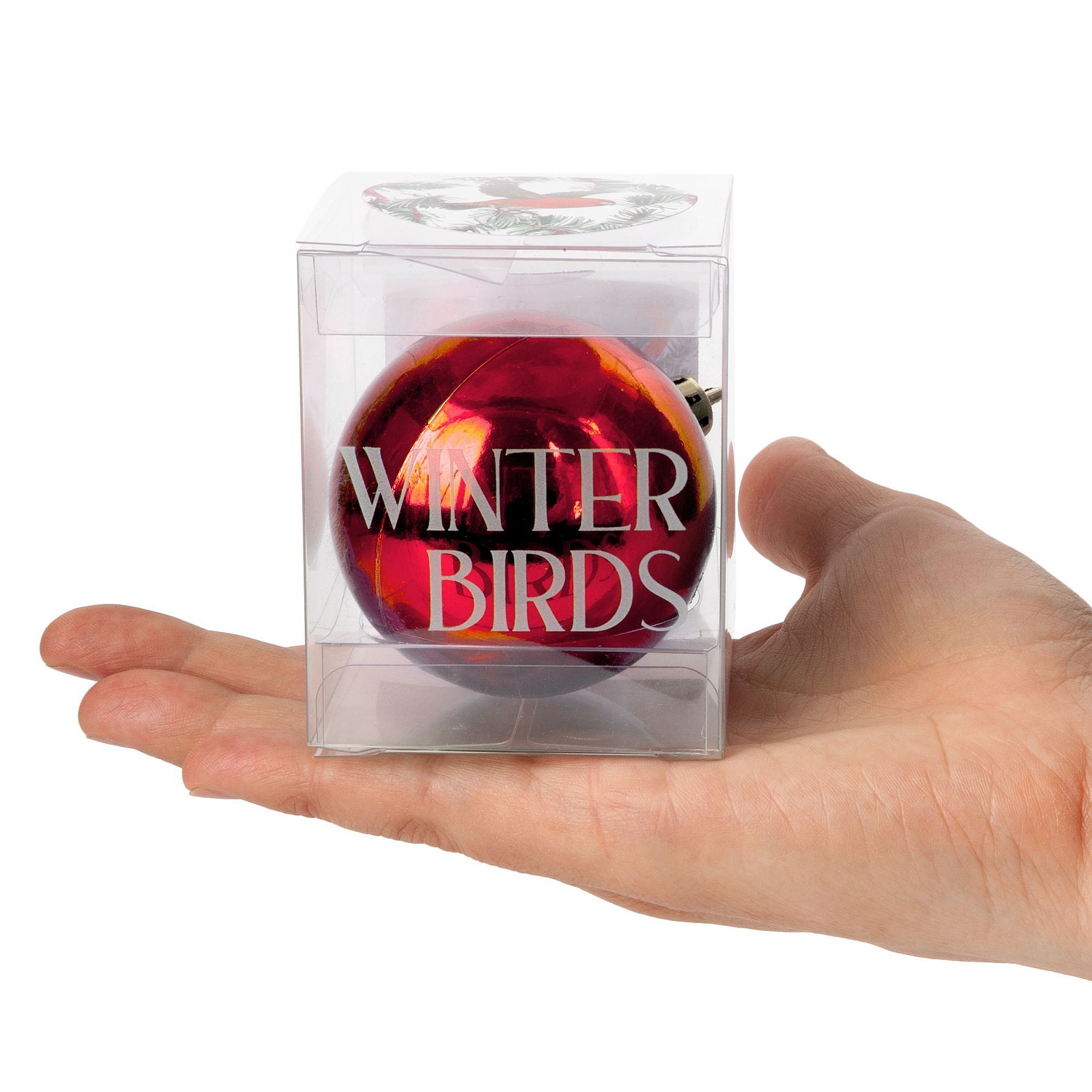 Упаковка для елочного шара 6 см с логотипом