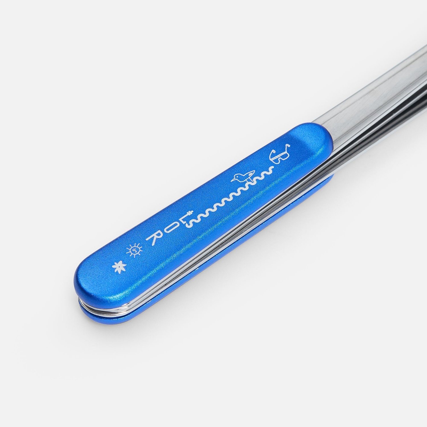 Набор походных столовых приборов Campsite, синий