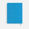 Ежедневник Lafite, недатированный, голубой с логотипом