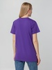 Футболка унисекс T-bolka 140, фиолетовая с логотипом