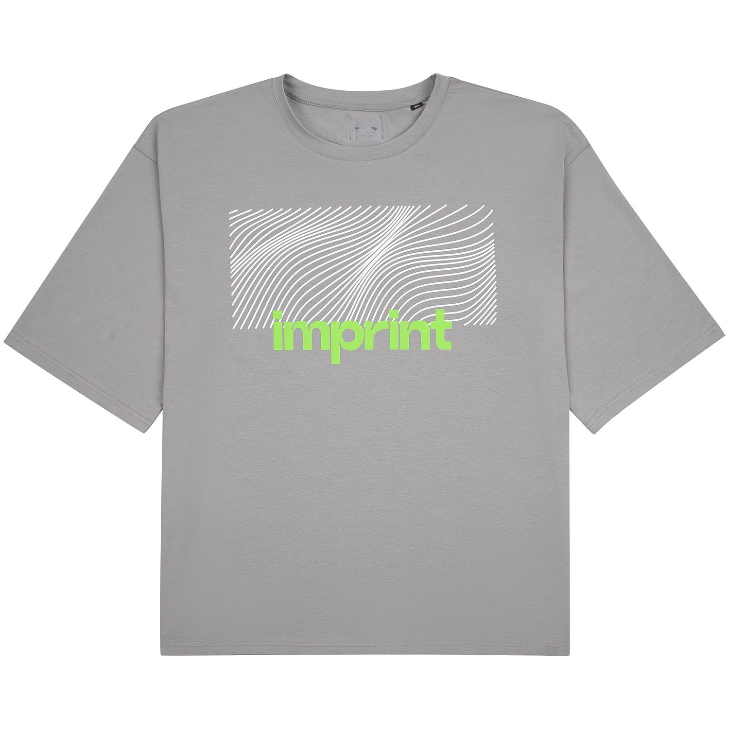 Футболка унисекс оверсайз Street Vibes, серая с логотипом