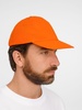 Бейсболка Apollo, оранжевая с логотипом