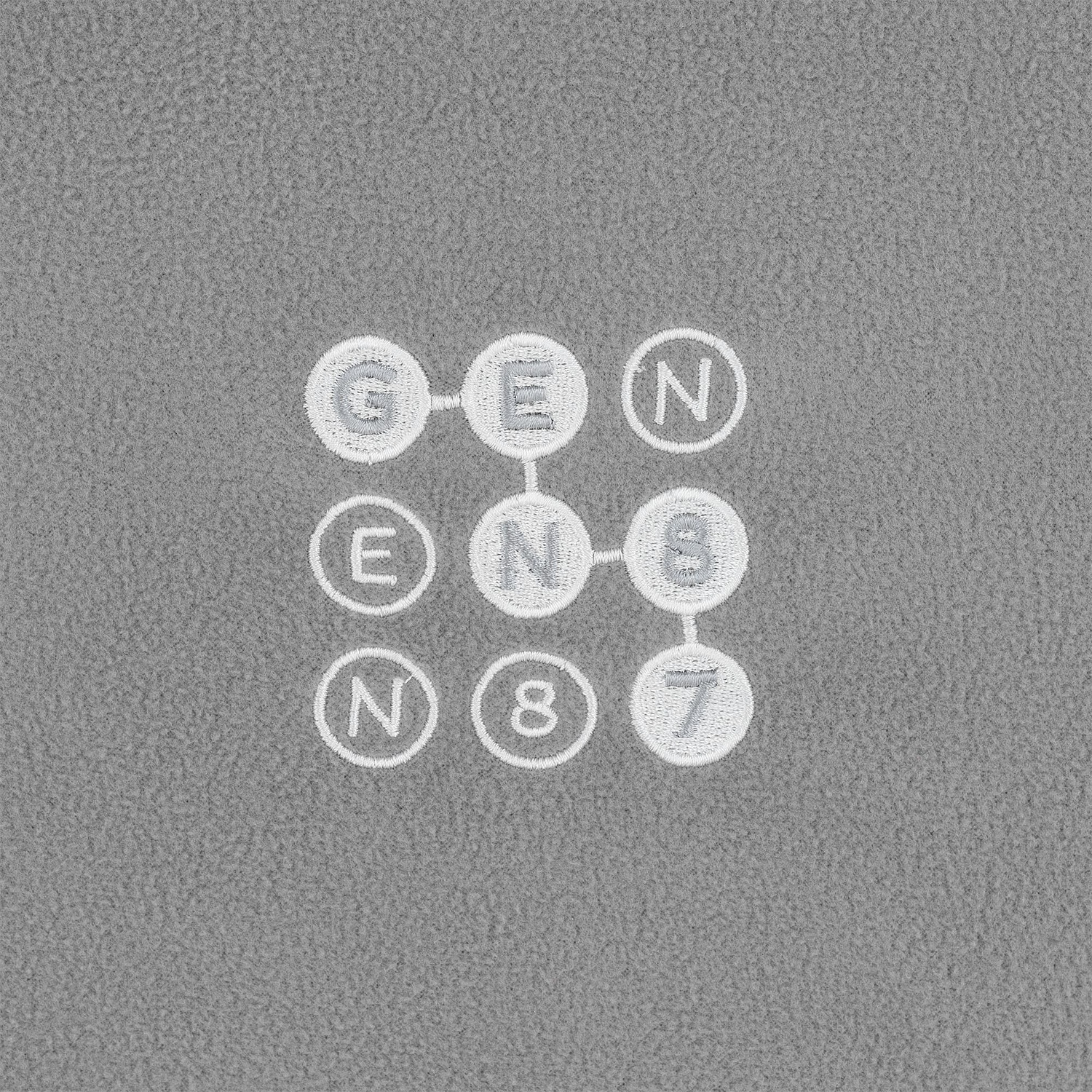 Флисовый плед Warm&Peace, серый