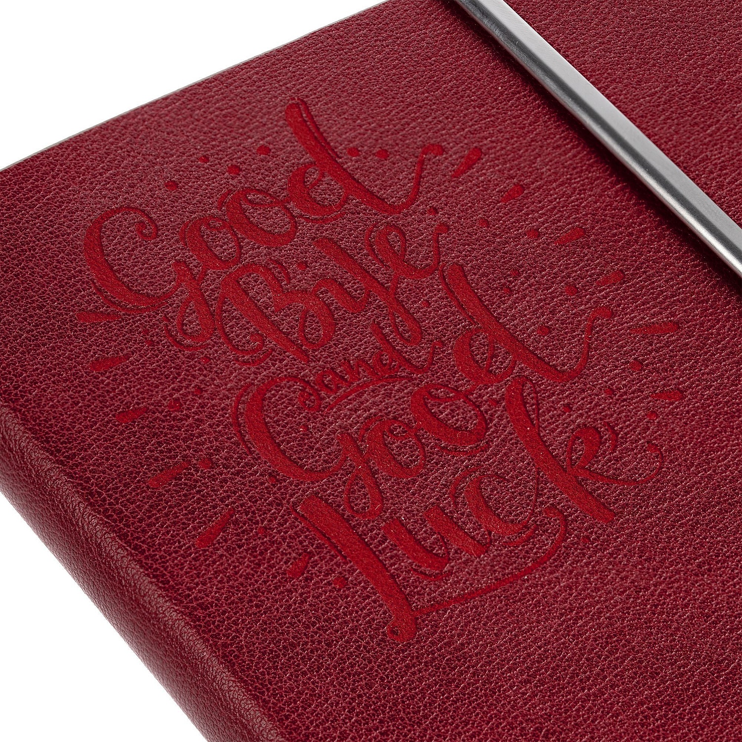 Ежедневник Petrus Flap, недатированный, красный с логотипом