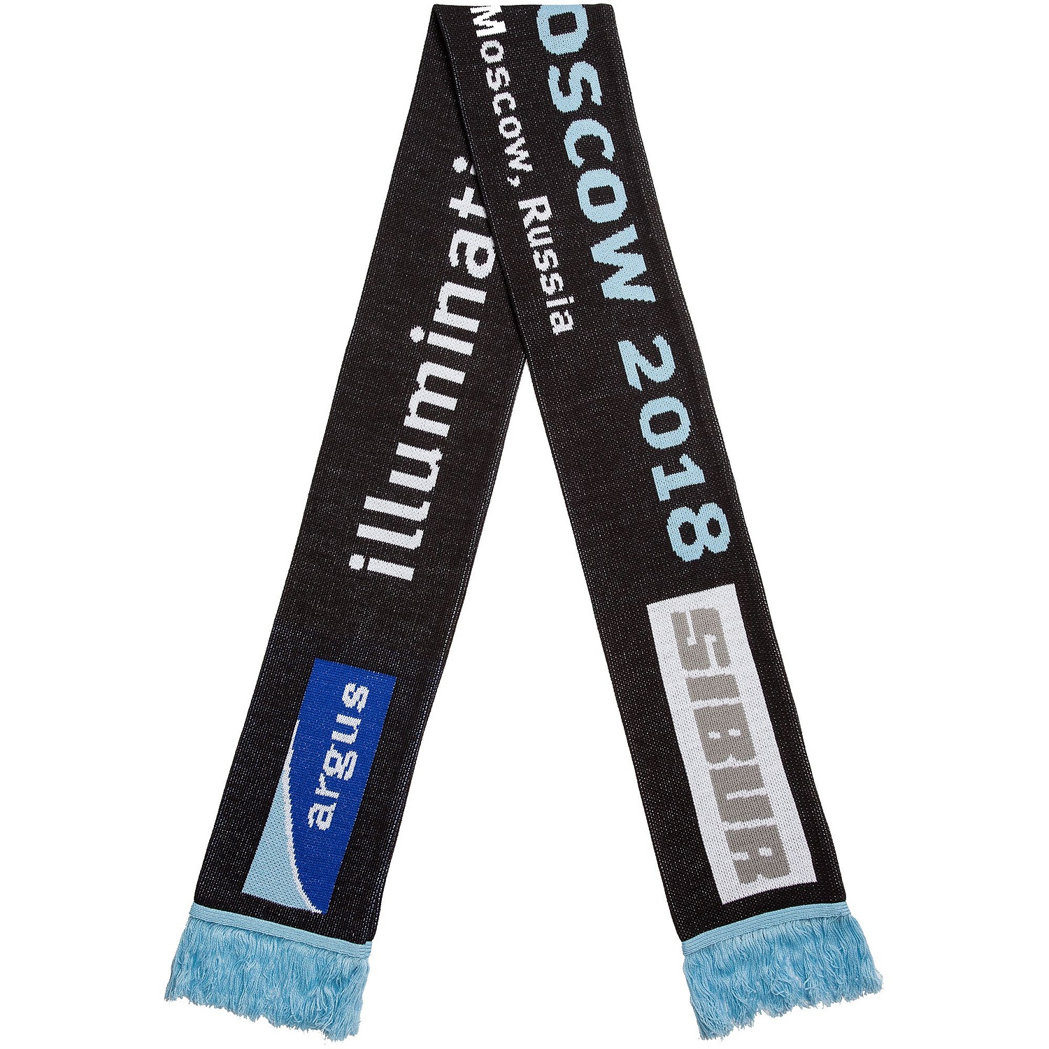 Шарф на заказ Tricksy Classic Fint, L, полушерсть с логотипом