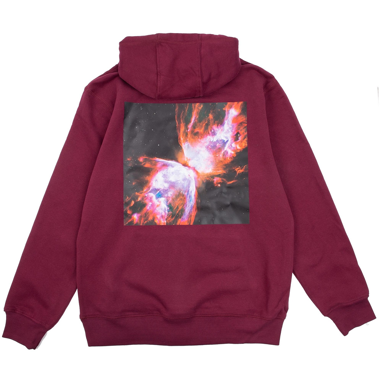 Толстовка с капюшоном унисекс King, красная с логотипом