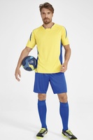 Футболка спортивная Maracana 140, зеленая с белым с логотипом