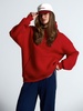 Худи Kulonga Oversize, красное с логотипом