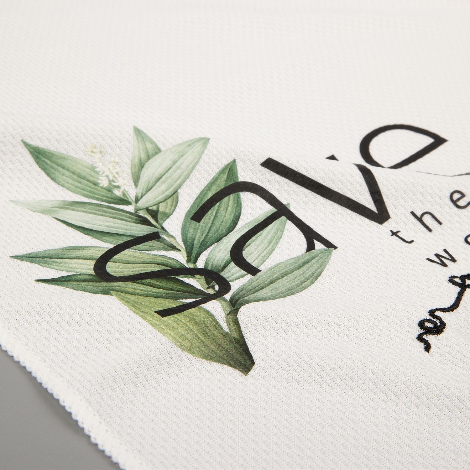 Охлаждающее полотенце Baffin, белое с логотипом